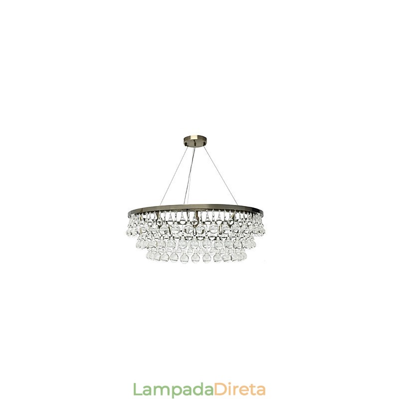 Lustre de metal tradicional clássico galvanizado para designers