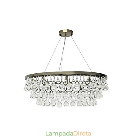 Lustre de metal tradicional clássico galvanizado para designers Lustre de metal tradicional clássico galvanizado para designers