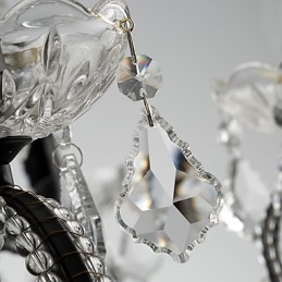 8 Luzes Lustre de Cristal Moderno Contemporâneo Tradicional Clássico Rústico Lodge Vintage Retro