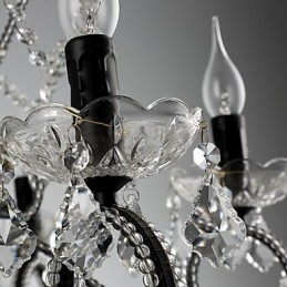 8 Luzes Lustre de Cristal Moderno Contemporâneo Tradicional Clássico Rústico Lodge Vintage Retro