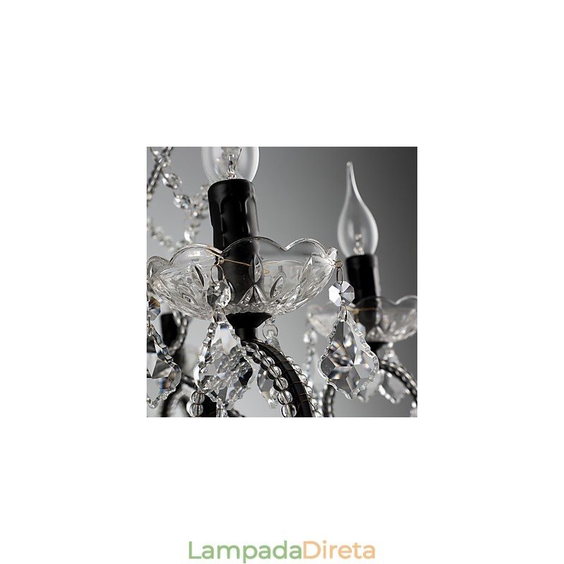 8 Luzes Lustre de Cristal Moderno Contemporâneo Tradicional Clássico Rústico Lodge Vintage Retro