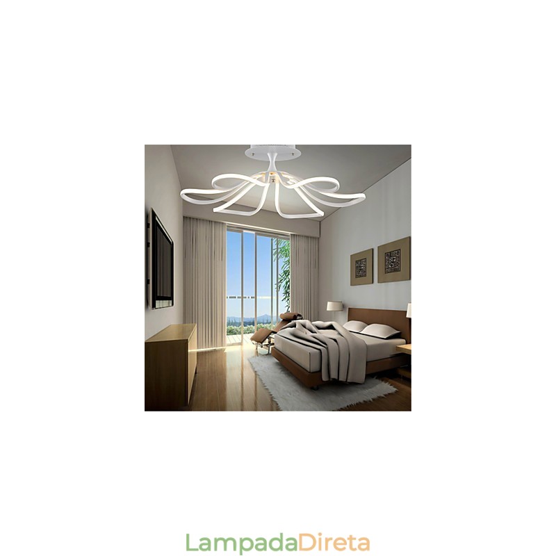 Luminária de teto embutida estilo moderno e contemporâneo mini