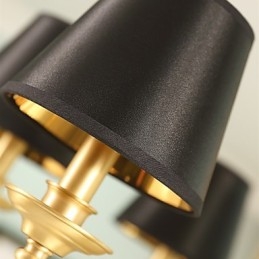 Lustre Tradicional Clássico Country Latão Recurso para Mini Estilo Metal 3 Lâmpadas
