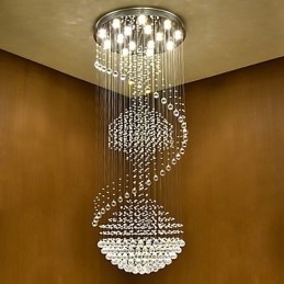 Moderno lustre de cristal pendente de teto luminárias de iluminação suspensas para casa luminárias
