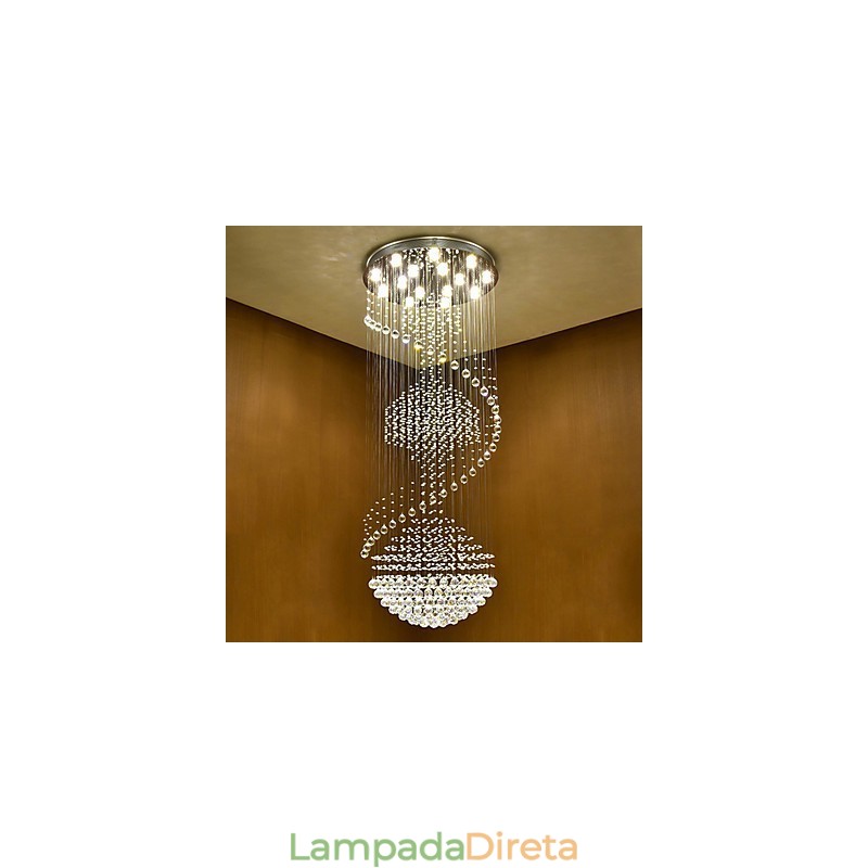 Moderno lustre de cristal pendente de teto luminárias de iluminação suspensas para casa luminárias