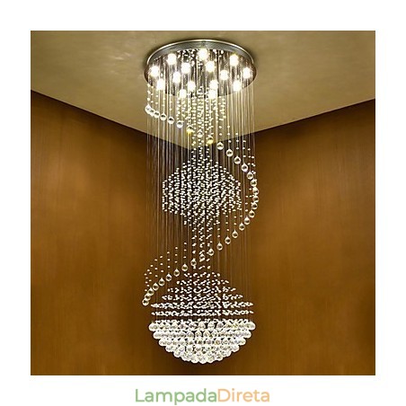 Moderno lustre de cristal pendente de teto luminárias de iluminação suspensas para casa luminárias Moderno lustre de cristal pendente de teto luminárias de iluminação suspensas para casa luminárias