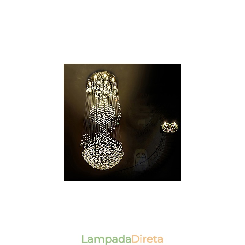 Moderno lustre de cristal pendente de teto luminárias de iluminação suspensas para casa luminárias