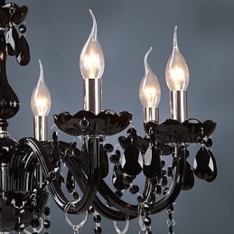 Característica eletrogalvanizada contemporânea moderna para lustre de cristal