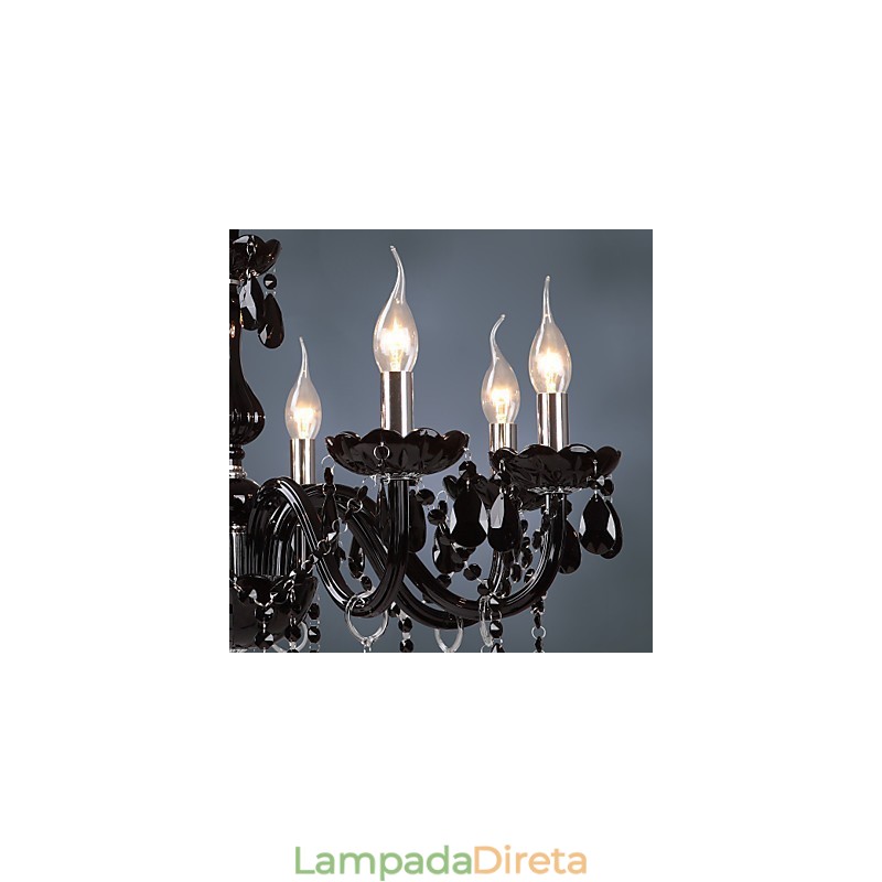 Característica eletrogalvanizada contemporânea moderna para lustre de cristal