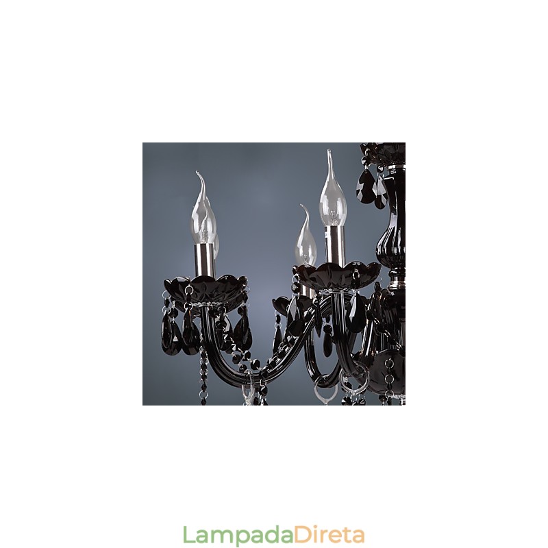 Característica eletrogalvanizada contemporânea moderna para lustre de cristal
