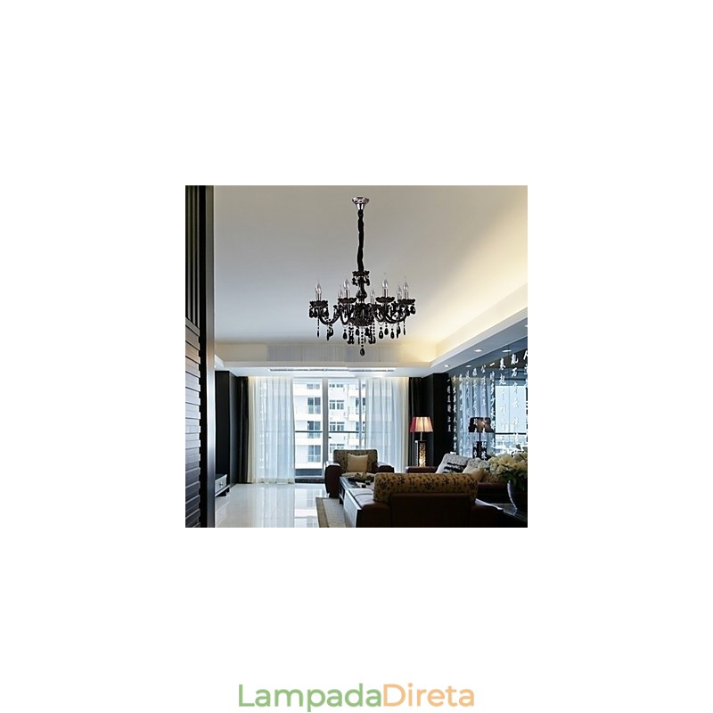 Característica eletrogalvanizada contemporânea moderna para lustre de cristal