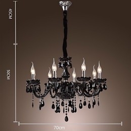 Característica eletrogalvanizada contemporânea moderna para lustre de cristal