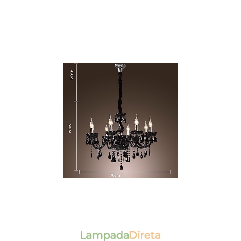 Característica eletrogalvanizada contemporânea moderna para lustre de cristal