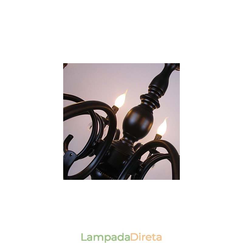 Lâmpada de vela de cristal estilo europeu lâmpada loja de roupas lâmpadas e lanternas decoração projeto droplight