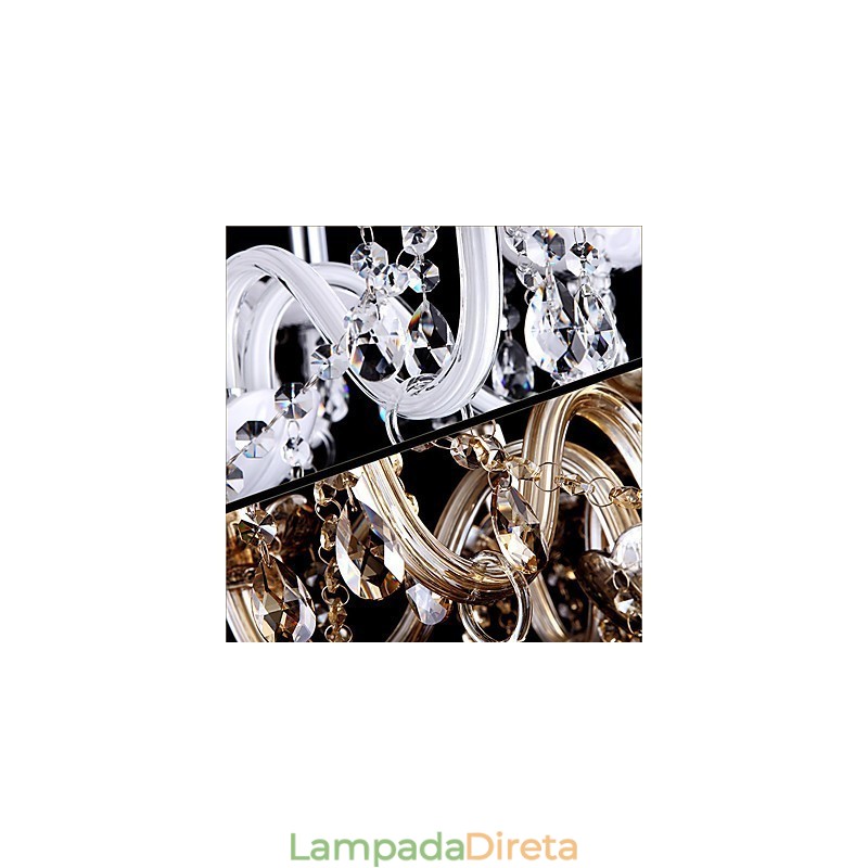 Moderno Contemporâneo Tradicional Clássico Outros Característica para Cristal Vela Estilo Lustre de Vidro