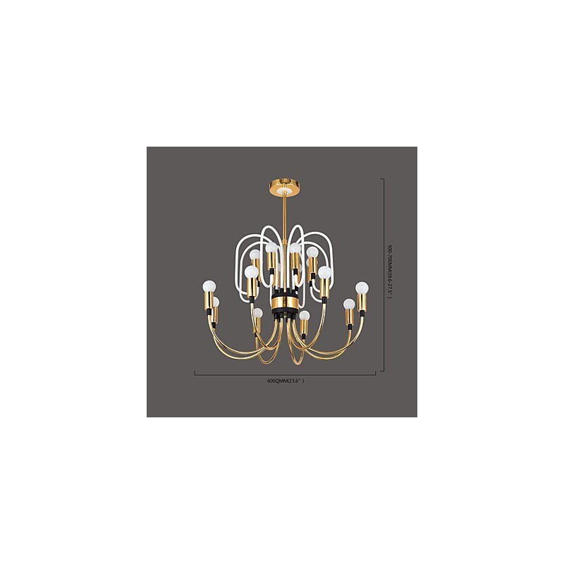 Lustre moderno e contemporâneo personalizado estilo mini