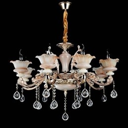 Moderno Contemporâneo Tradicional Clássico Liga de Zinco Recurso para Cristal Mini Estilo Metal Pendente Luz