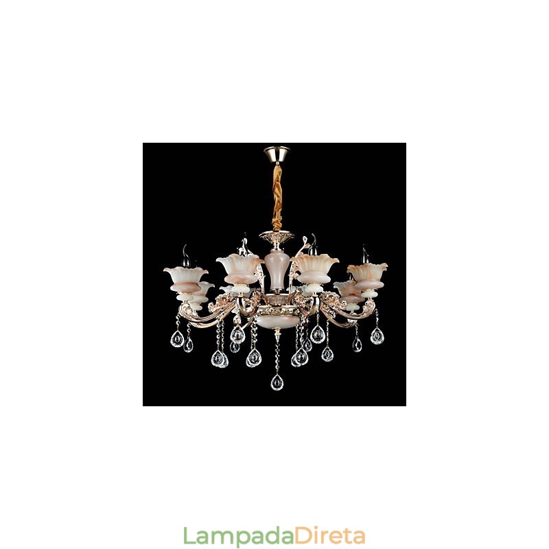 Moderno Contemporâneo Tradicional Clássico Liga de Zinco Recurso para Cristal Mini Estilo Metal Pendente Luz