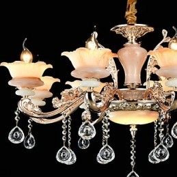 Moderno Contemporâneo Tradicional Clássico Liga de Zinco Recurso para Cristal Mini Estilo Metal Pendente Luz