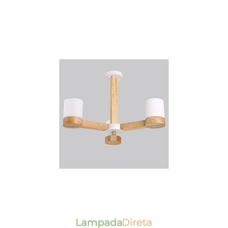 3 Luzes Lustre Moderno Contemporâneo Tradicional Clássico Vintage Country Madeira Característica para Madeira