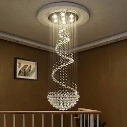 Lustre de cristal moderno para teto, luminária pendente interna, luminárias decorativas