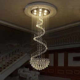 Lustre de cristal moderno para teto, luminária pendente interna, luminárias decorativas