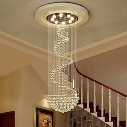 Lustre de cristal moderno para teto, luminária pendente interna, luminárias decorativas