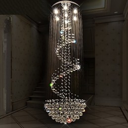 Lustre de cristal moderno para teto, luminária pendente interna, luminárias decorativas