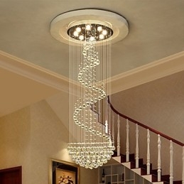 Lustre de cristal moderno para teto, luminária pendente interna, luminárias decorativas