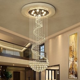 Lustre de cristal moderno para teto, luminária pendente interna, luminárias decorativas