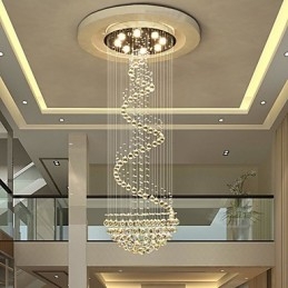 Lustre de cristal moderno para teto, luminária pendente interna, luminárias decorativas