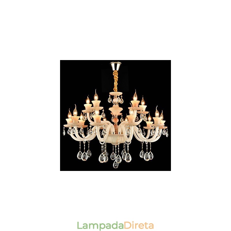 Lustre de jantar de metal estilo mini cristal moderno contemporâneo tradicional clássico galvanizado