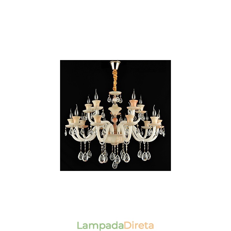 Lustre de jantar de metal estilo mini cristal moderno contemporâneo tradicional clássico galvanizado