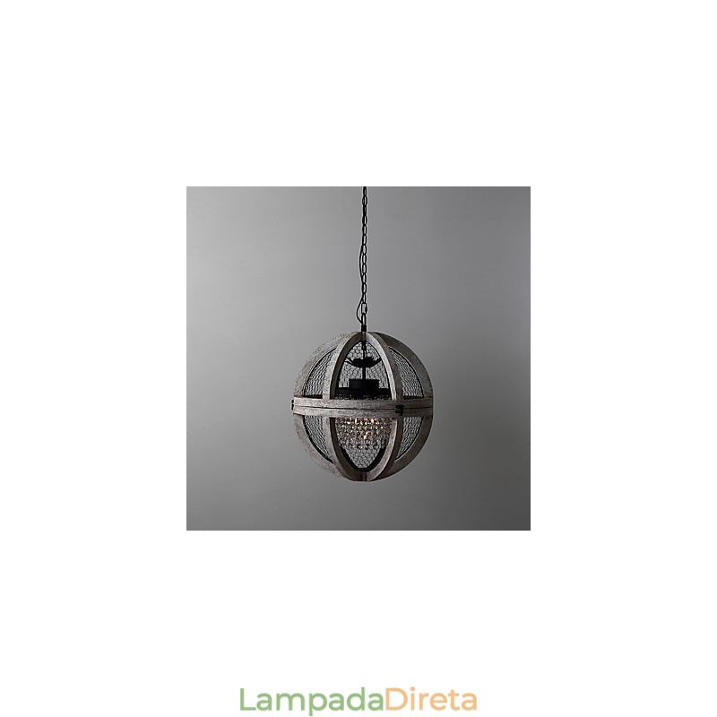 Vintage Metal Amercian Industrial Loft Pintura Cor Lustre de Madeira Lâmpada Pendente Decoração Interna Lâmpada