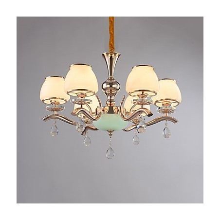 Lustre moderno contemporâneo galvanizado com recurso para metal cristal Lustre moderno contemporâneo galvanizado com recurso para metal cristal