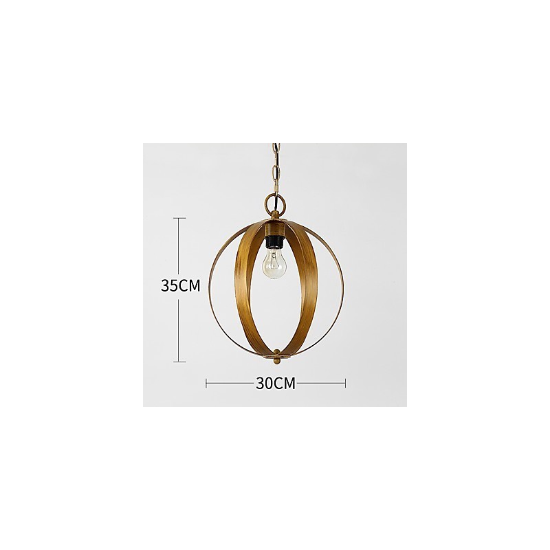 Loft Metal Amercian Estilo Industrial Pintura Cor Lustre Europeu Lâmpada Pendente Decoração Interna Lâmpada