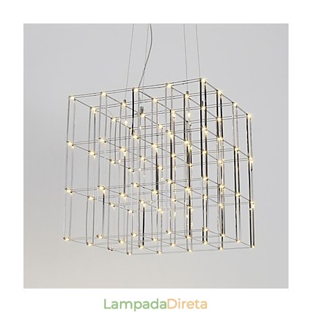 Lustre moderno de aço inoxidável, luminária para loft Lustre moderno de aço inoxidável, luminária para loft