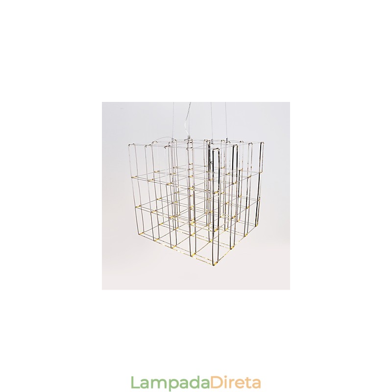 Lustre moderno de aço inoxidável, luminária para loft