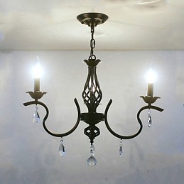 Lustre de cristal estilo europeu Lustre pequeno Lâmpadas criativas simples