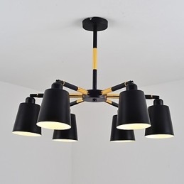 Luminária pendente tradicional clássica com pintura para estilo mini madeira bambu