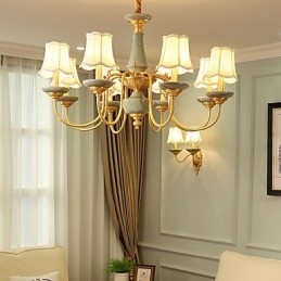 Lustre todo em cobre Lustre decorativo em jade KP8