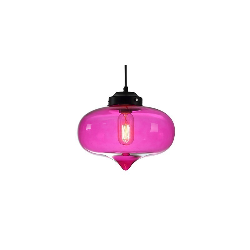 Pendente Bubble Design 1 Luz Minimalista Pintura em Ferro