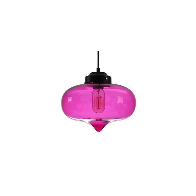 Pendente Bubble Design 1 Luz Minimalista Pintura em Ferro