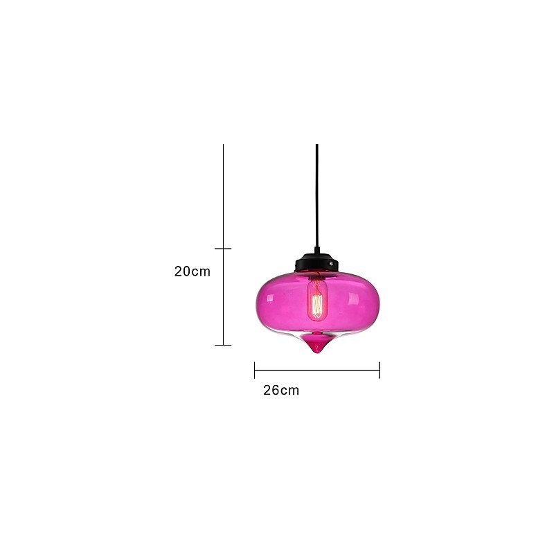 Pendente Bubble Design 1 Luz Minimalista Pintura em Ferro