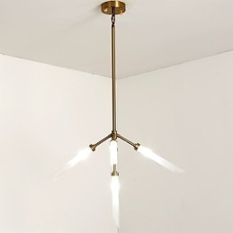 Lustre moderno e contemporâneo personalizado estilo mini de 5 luzes