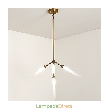 Lustre moderno e contemporâneo personalizado estilo mini de 5 luzes Lustre moderno e contemporâneo personalizado estilo mini de 5 luzes