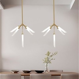 Lustre moderno e contemporâneo personalizado estilo mini de 5 luzes