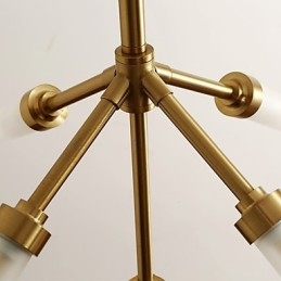 Lustre moderno e contemporâneo personalizado estilo mini de 5 luzes