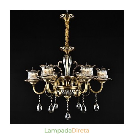 Pintura rústica de chalé para designers, lustre de 2 lâmpadas em metal para lojas internas