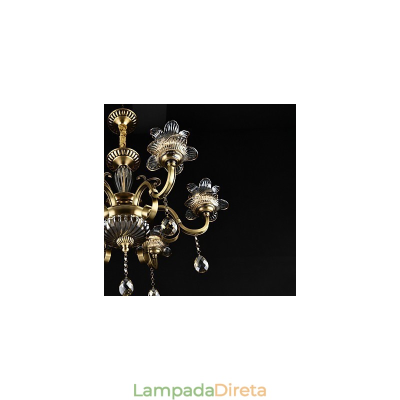 Pintura rústica de chalé para designers, lustre de 2 lâmpadas em metal para lojas internas